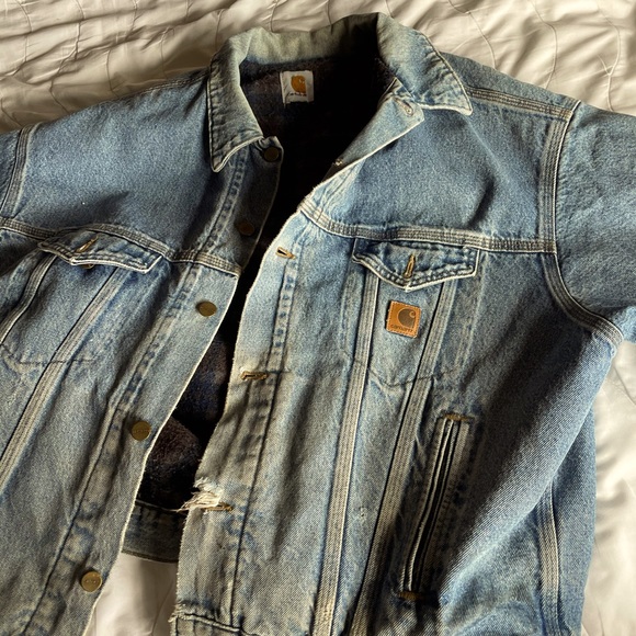 VINTAGE CARHARTT JEAN JACKET - Picture 2 of 2